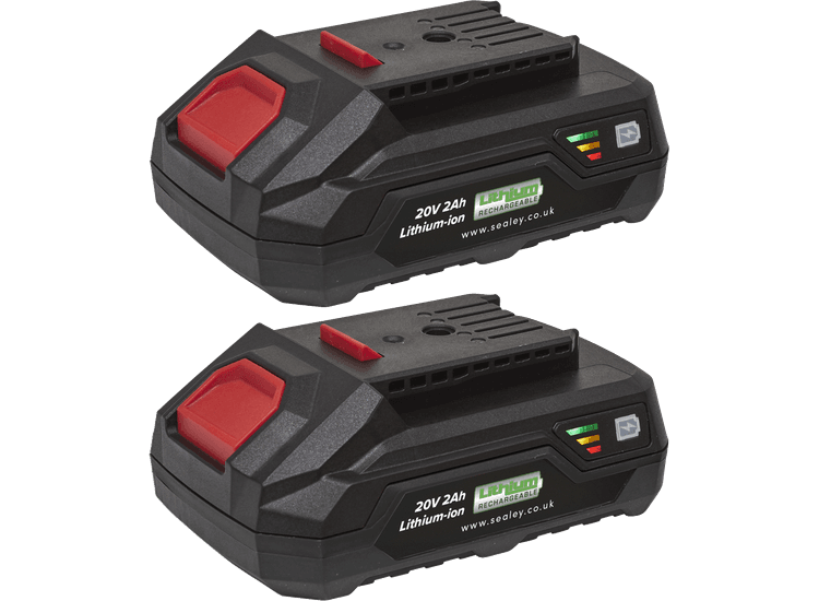 Sealey BK02 Power Tool Battery Pack 20V 2Ah Kit for SV20V Series
