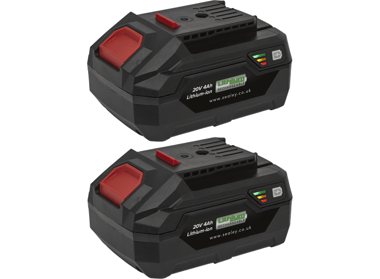 Sealey BK04 Power Tool Battery Pack 20V 4Ah Kit for SV20V Series