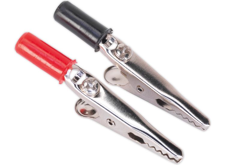 Sealey CROCSM Crocodile Clip Small Pack of 12 (6 Pairs)