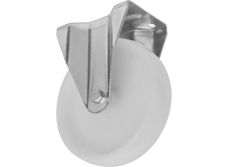 Sealey SCW4125FPEM Heavy-Duty Nylon Castor Wheel Fixed Plate Ø125mm - Trade