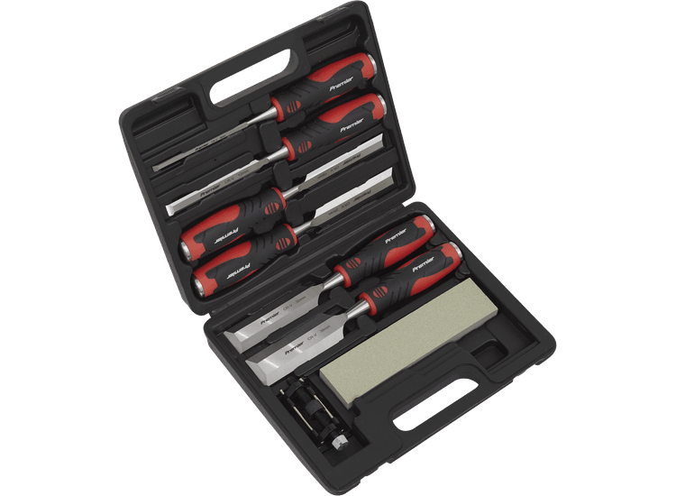 Sealey AK9240 Hammer-Thru Wood Chisel 8pc Set