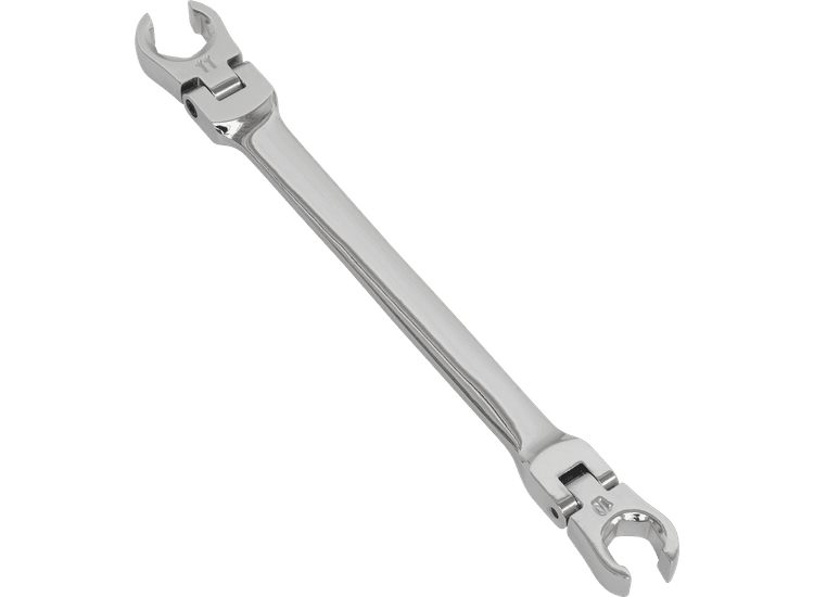 Sealey AK26521 Flexi-Head Flare Nut Spanner 10 x 11mm