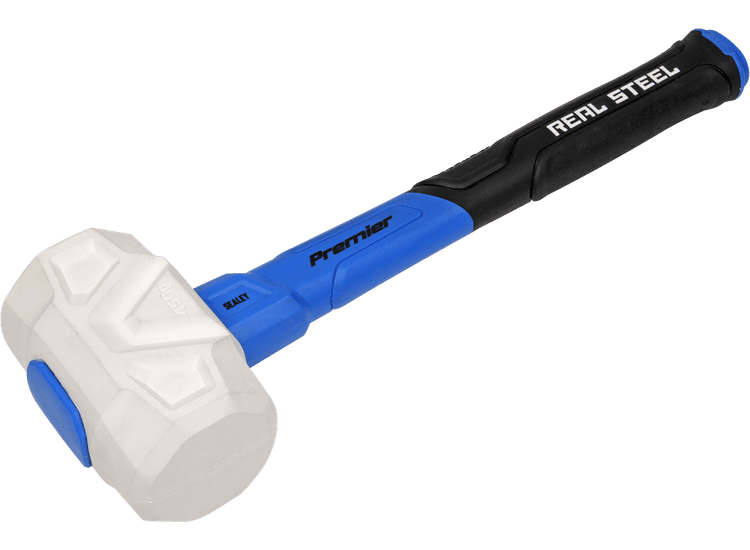 Sealey RMG16 Rubber Mallet with Fibreglass Shaft 16oz