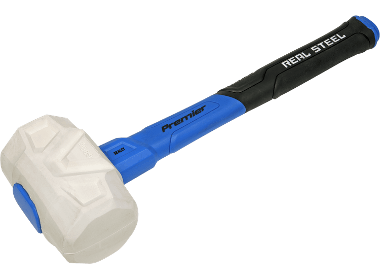 Sealey RMG24 Rubber Mallet with Fibreglass Shaft 24oz