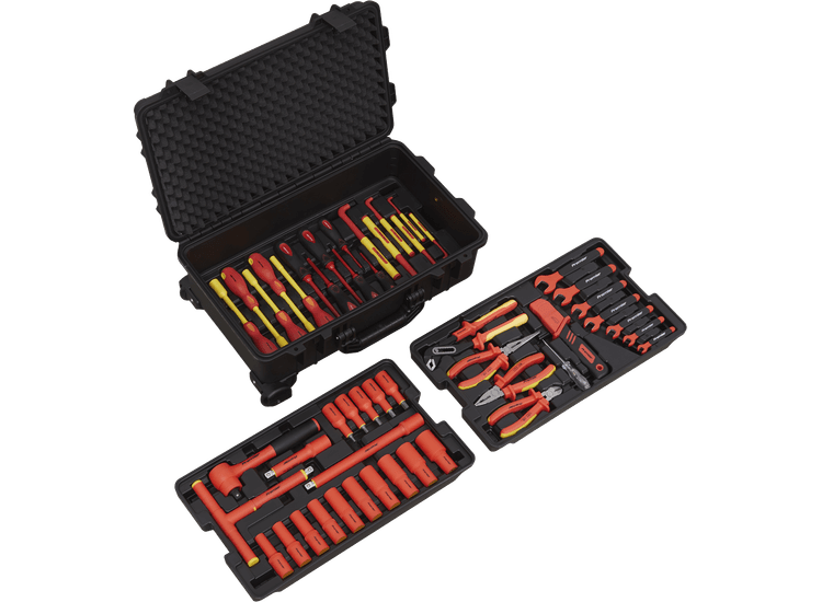 Sealey AK7939 1000V Insulated Tool Kit 1/2"Sq Drive 49pc
