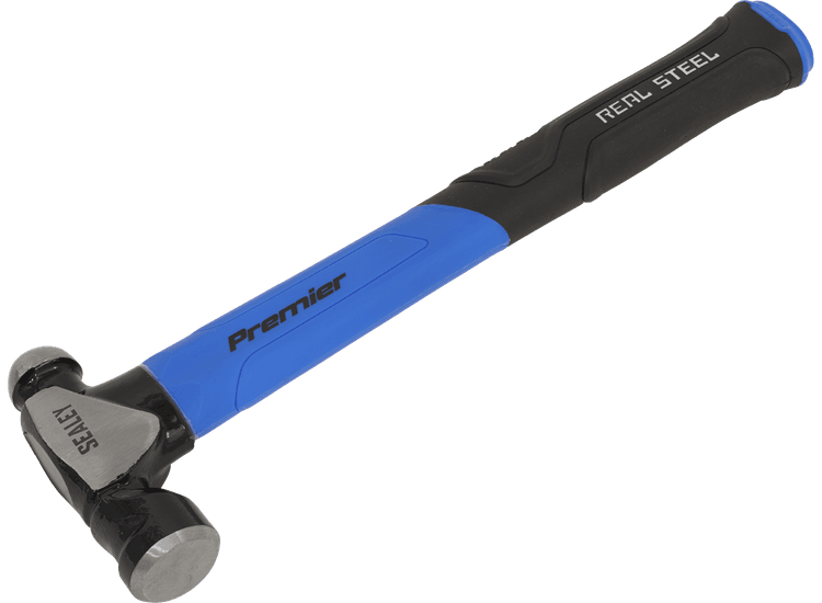 Sealey BPHG16 Ball Pein Hammer with Fibreglass Shaft 16oz