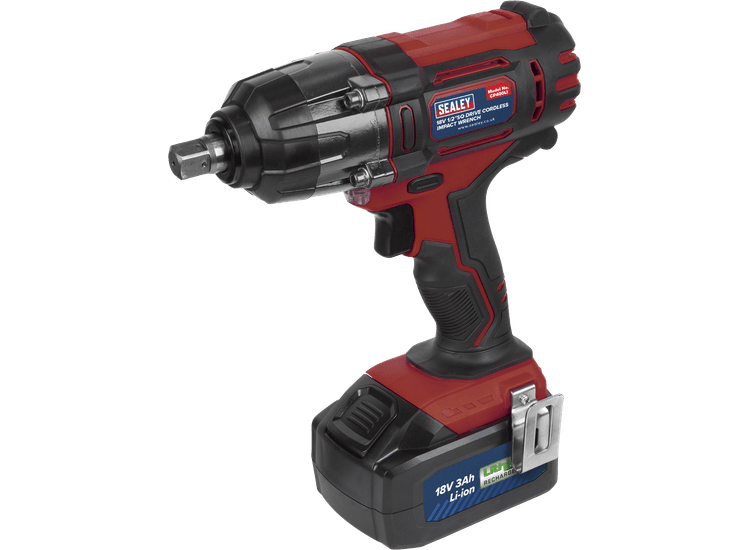 Sealey CP400LI Cordless Impact Wrench 18V 3Ah Lithium-ion 1/2"Sq Drive