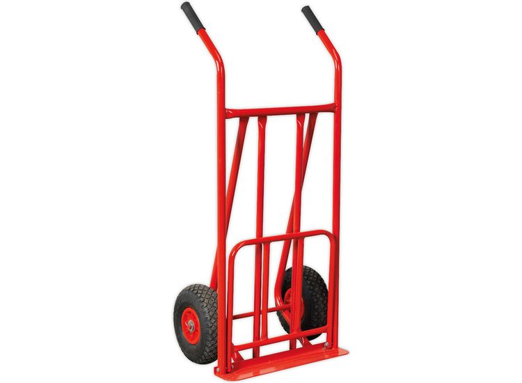 Sealey CST800 Sack Truck with Pneumatic Tyres &amp; Foldable Toe 150kg Capacity