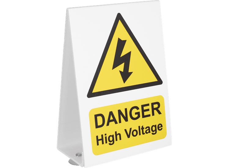Sealey HVS1 High Voltage Vehicle Warning Sign