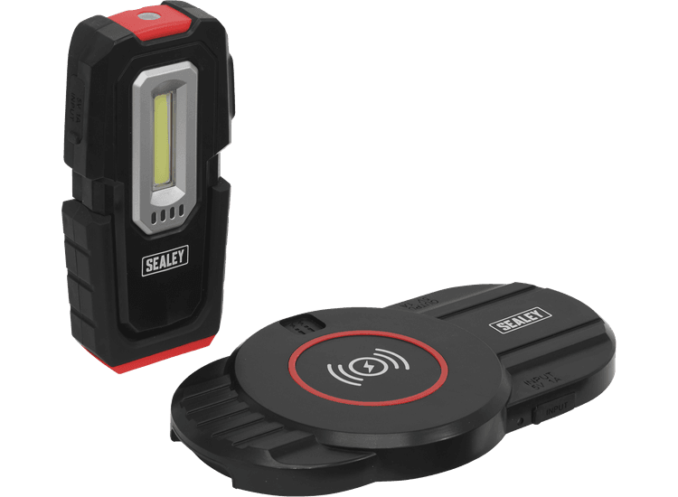 Sealey LEDWCBCOMBO1 Inspection Light 3W &amp; 1W COB LED &amp; Single Wireless Charging Base