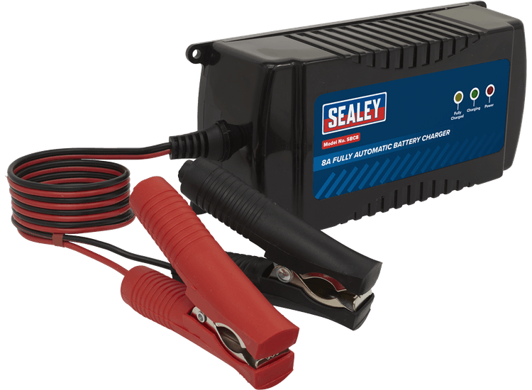 Sealey SBC8 Battery Charger 12V 8A Fully Automatic