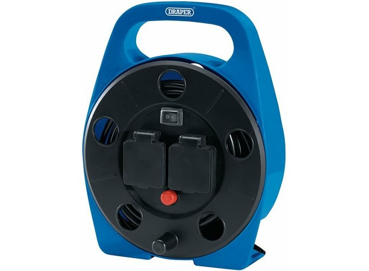 Draper 99294 2 Way Cable Reel with LED Worklight, 10m