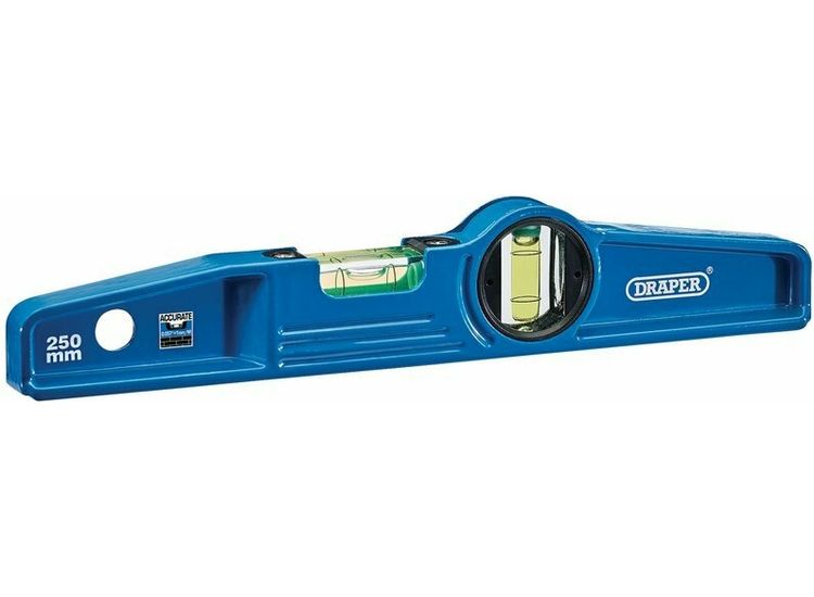 Draper 93993 Cast Boat Level, 250mm, Blue