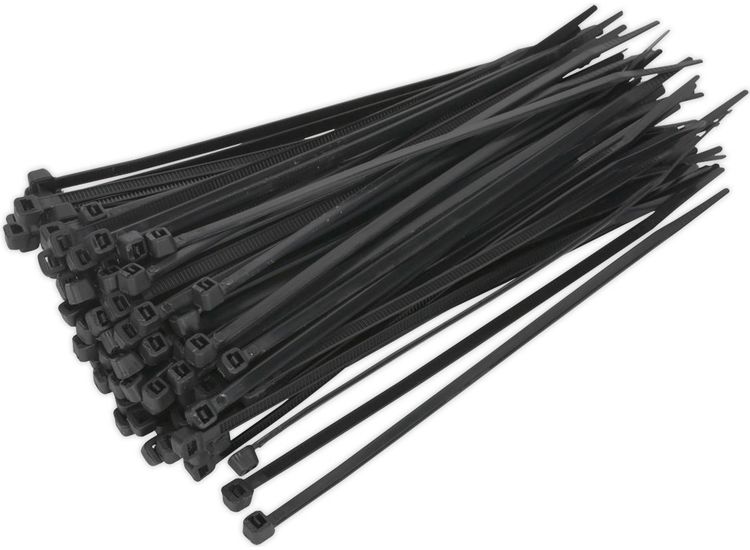 Sealey CT15036P100 Cable Tie 150 x 3.6mm Black Pack of 100