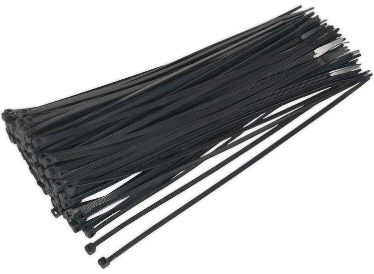Sealey CT30048P100 Cable Tie 300 x 4.8mm Black Pack of 100