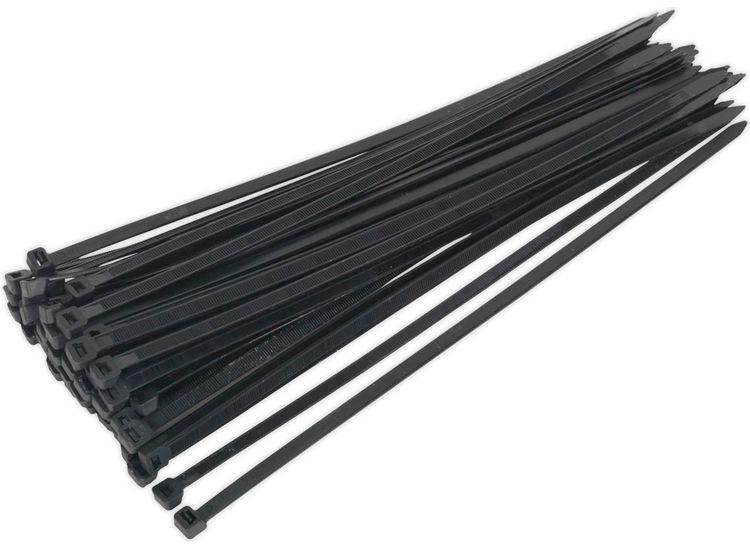 Sealey CT35076P50 Cable Tie 350 x 7.6mm Black Pack of 50