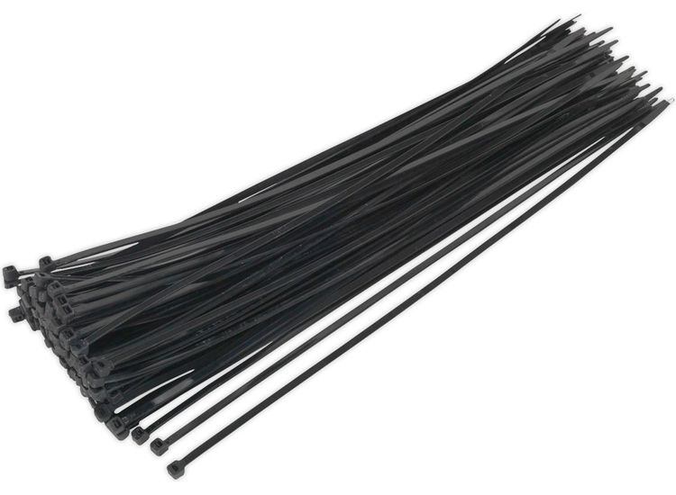 Sealey CT38048P100 Cable Tie 380 x 4.8mm Black Pack of 100