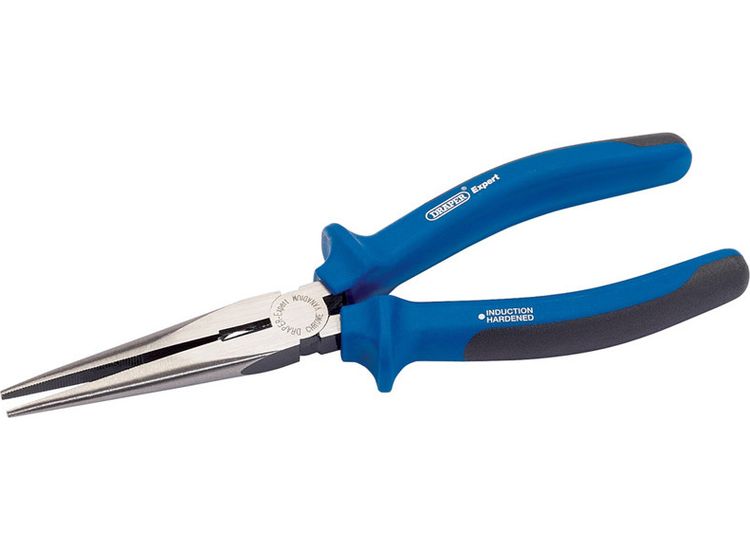 Draper 68888 Heavy Duty Soft Grip Long Nose Pliers, 200mm