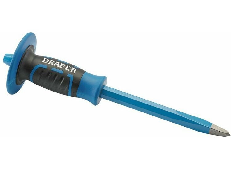 Draper 99173 Point Chisel and Guard, 16 x 300mm
