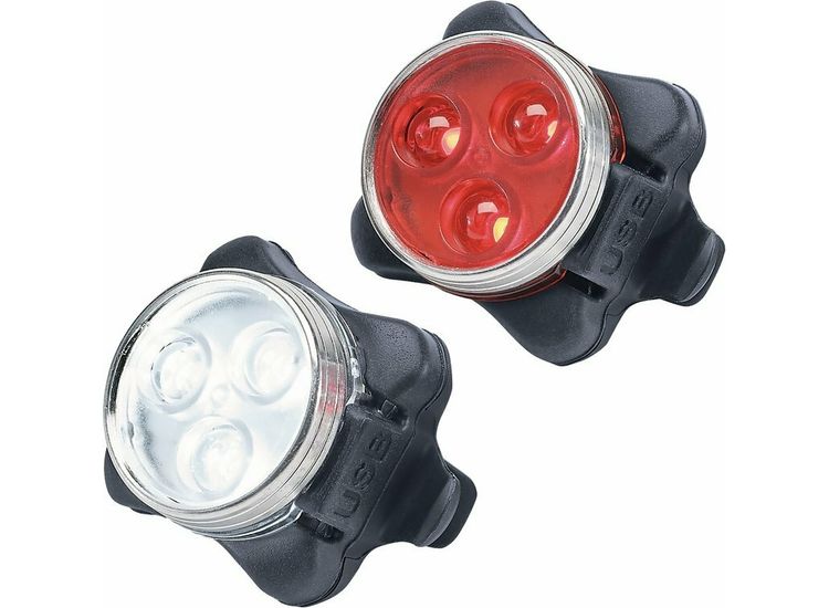 Draper 36974 Rechargeable LED Bicycle Light Set