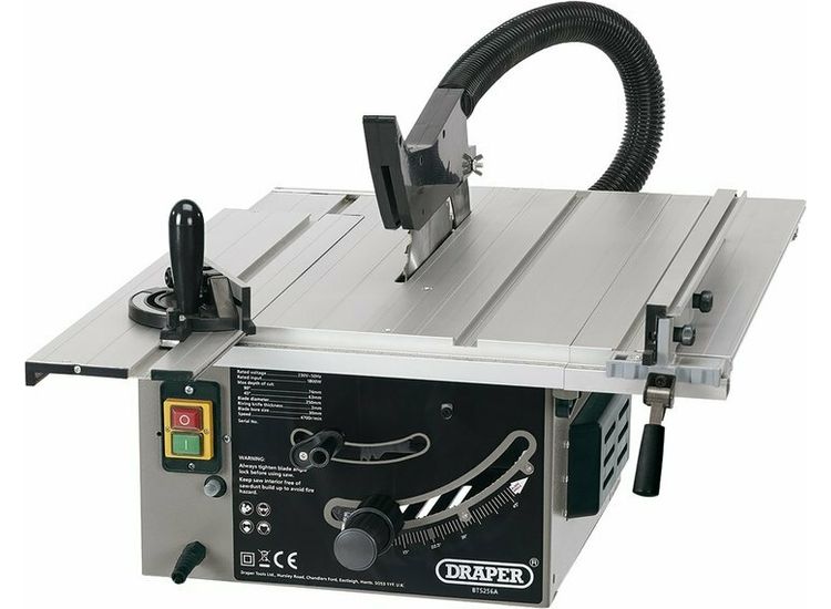 Draper 99258 Sliding Table Saw, 250mm, 1800W