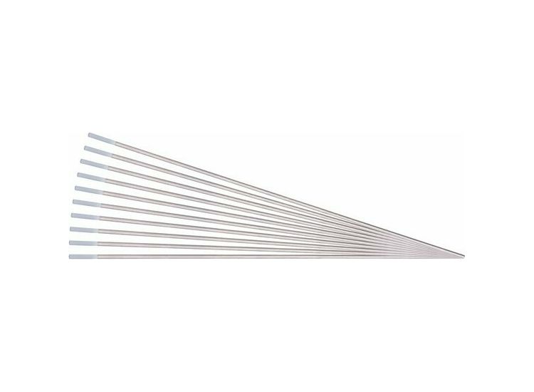Draper 98449 1.6mm x 150mm Zirconiated Tungsten Electrodes (Pack of 10)