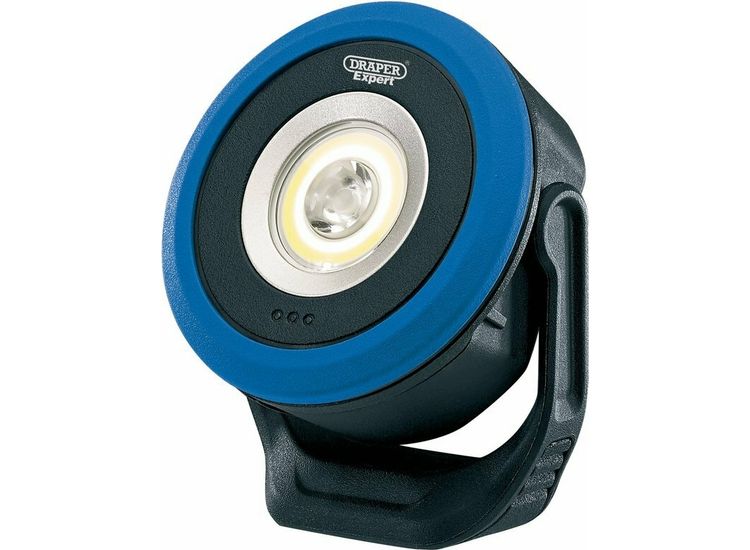 Draper 65688 COB LED SMD LED Wireless/USB Rechargeable Mini Flood Light, 7W, 120 Lumens, USB-C Cable Supplied