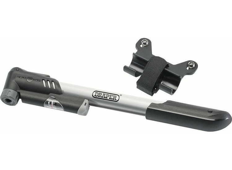 Draper 57379 Dual Connector Bicycle Hand Pump