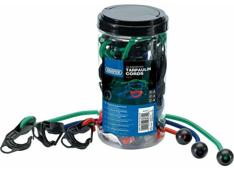 Draper 93670 Tarpaulin Cord Set (12 Piece)