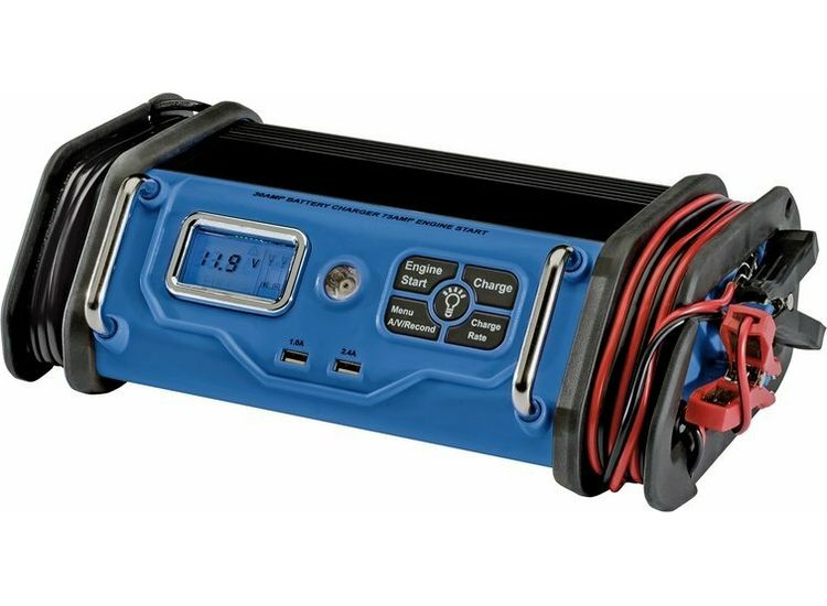 Draper 53171 12V Battery Starter/Charger, 30A