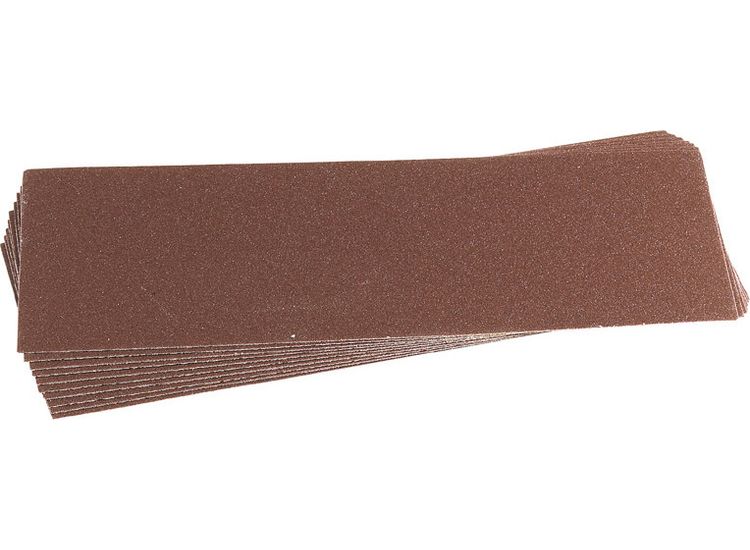Draper 59108 Aluminium Oxide Sanding Sheets, 280 x 115mm, 120 Grit (Pack of 10)