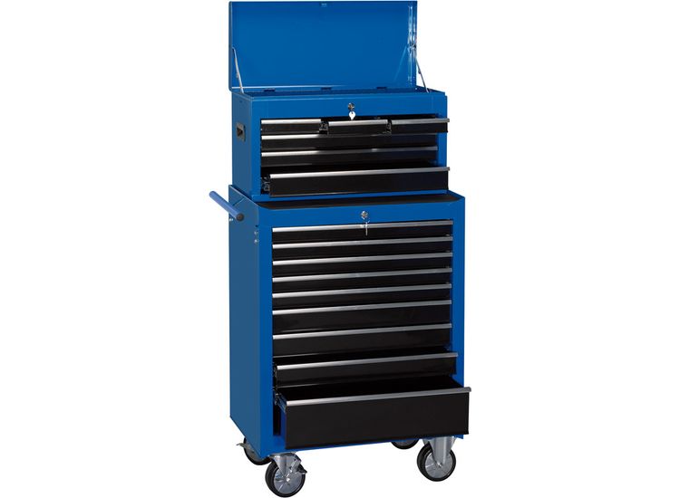 Draper 11533 Combination Roller Cabinet and Tool Chest, 15 Drawer, 26", 680 x 458 x 1322mm