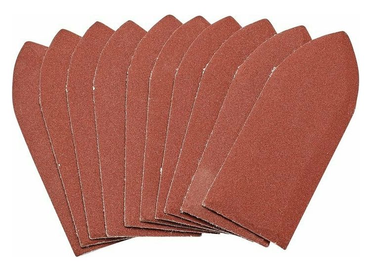 Draper 99263 Hook and Loop Aluminium Oxide Sanding Sheets, 32 x 92mm, 240 Grit (Pack of 10)