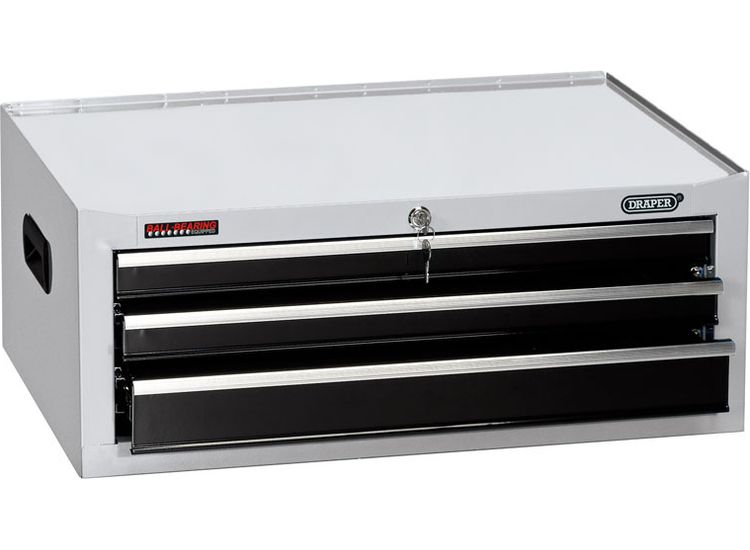 Draper 35741 Intermediate Tool Chest, 3 Drawer, 26", White