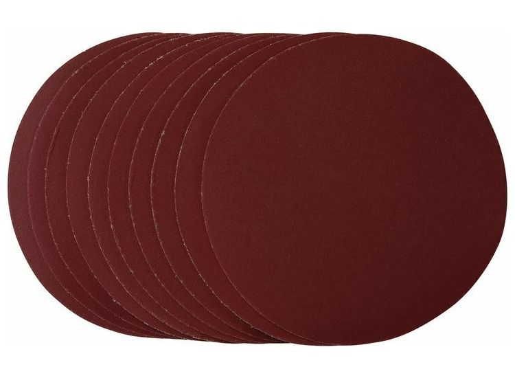 Draper 56371 Sanding Discs, 180mm, Hook &amp; Loop, 320 Grit, (Pack of 10)