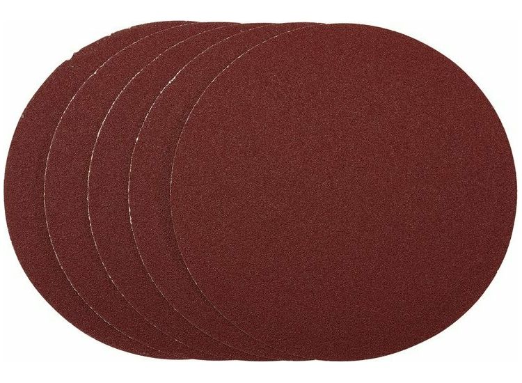 Draper 63026 Sanding Discs, 200mm, PSA, 80 Grit, (Pack of 5)