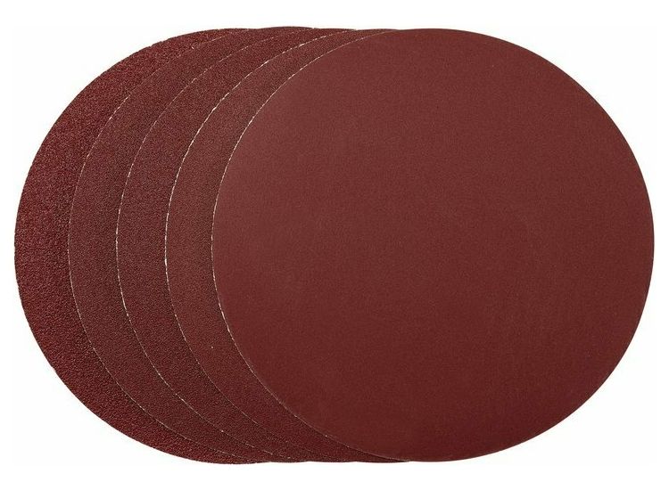 Draper 63265 Sanding Discs, 200mm, PSA, Assorted Grit, (Pack of 5)