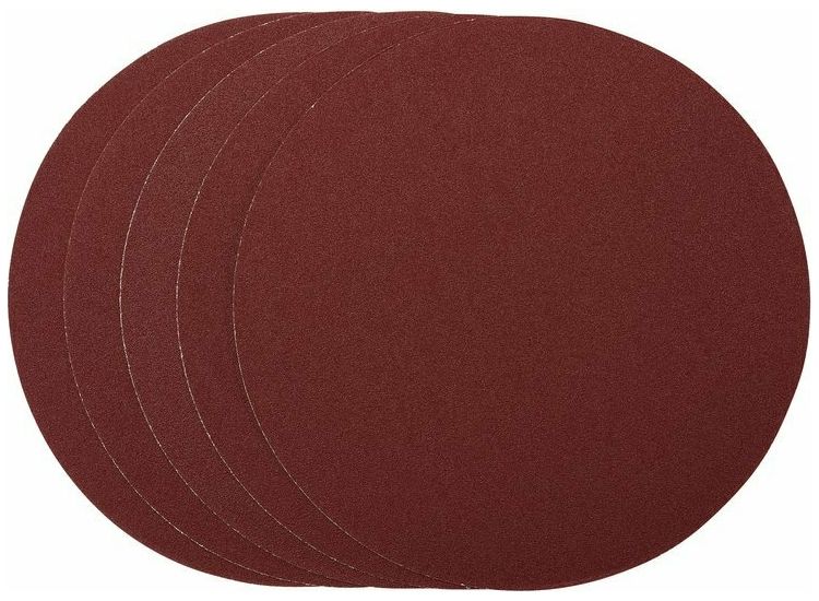 Draper 63753 Sanding Discs, 305mm, PSA, 80 Grit, (Pack of 5)