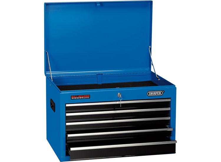 Draper 35746 Tool Chest, 5 Drawer, 26", 660 x 445 x 430mm, Blue