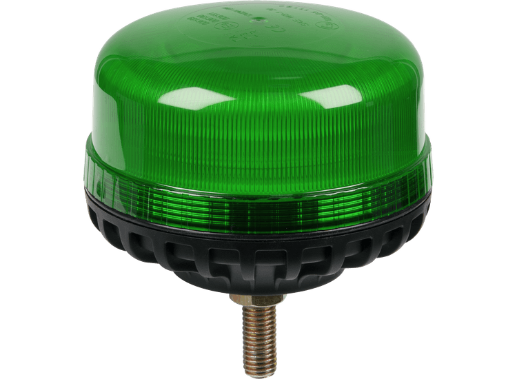 Sealey WB951LEDG Warning Beacon SMD LED 12/24V 12mm Bolt Fixing - Green