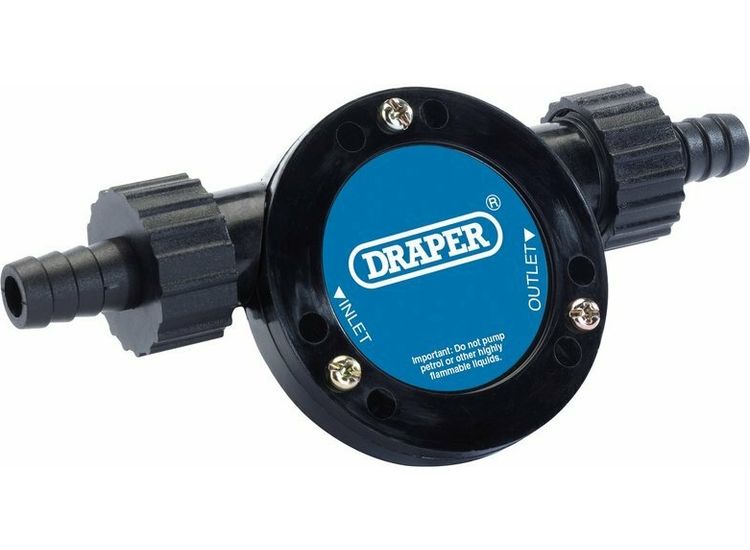 Draper 18937 Drill Powered Pump, 2 x 13mm Adaptors