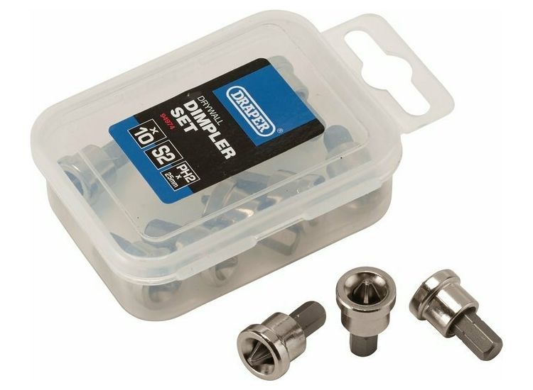 Draper 94974 Drywall Dimpler Set, PH2 x 25mm (10 Piece)