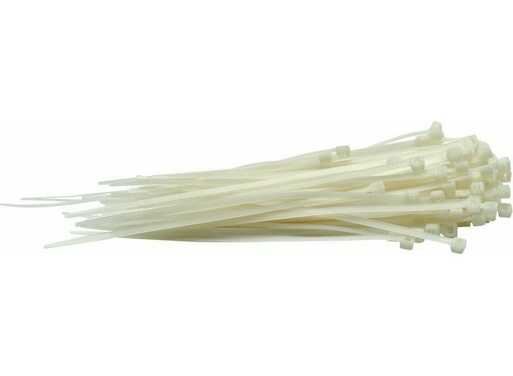 Draper 70392 Cable Ties, 3.6 x 150mm, White (Pack of 100)