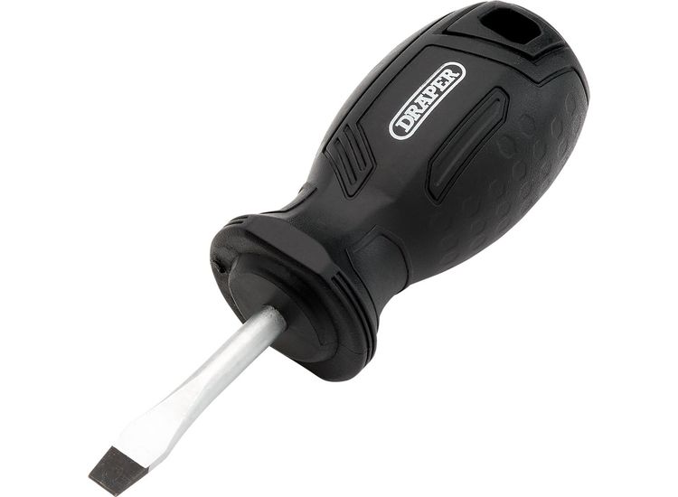 Draper 13527 Slotted Hard Grip Screwdriver, 5.5 x 38mm