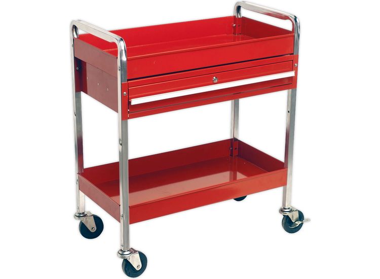 Sealey CX101D Trolley 2-Level Heavy-Duty with Lockable Drawer