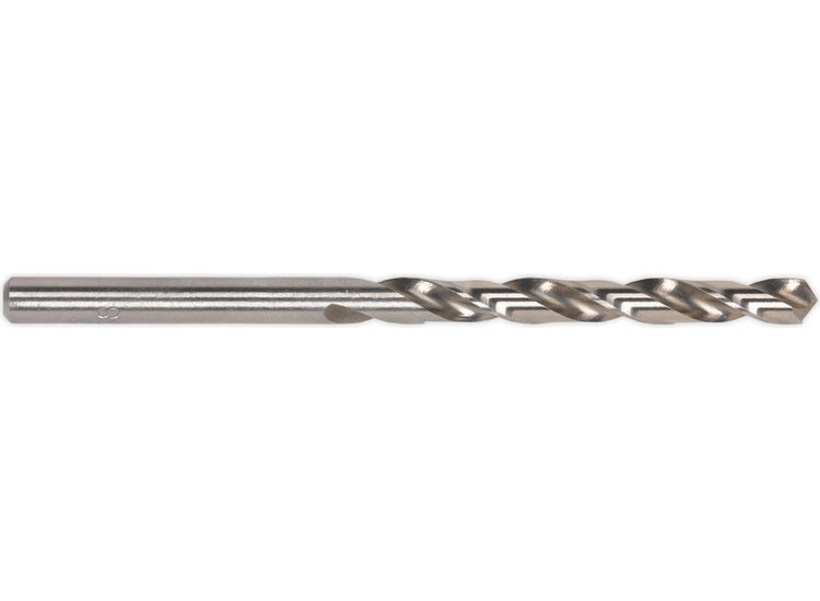 Sealey DB030FG HSS Fully Ground Drill Bit 3mm Pack of 10