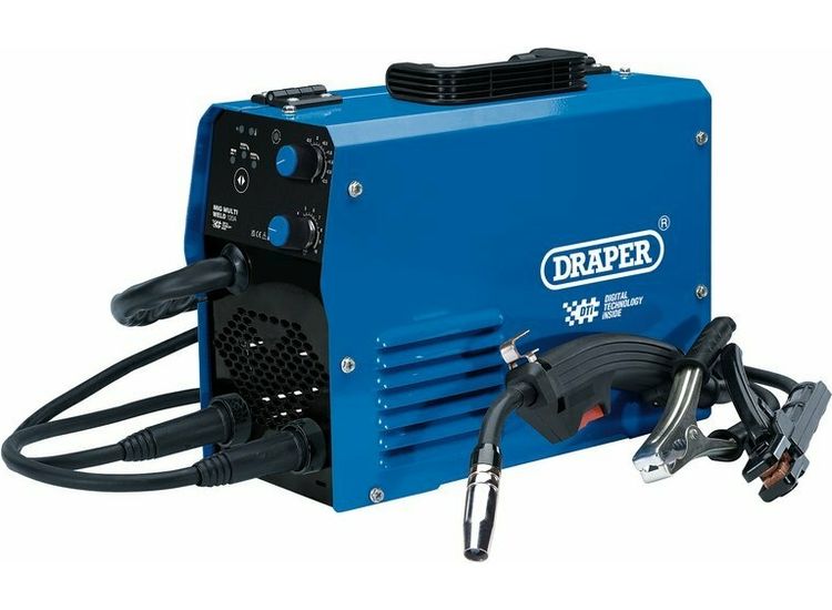 Draper 70049 Gasless MIG Inverter Multi-Welder Dti, 120A