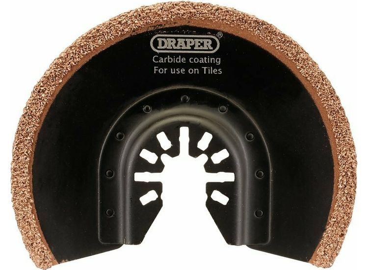 Draper 70470 Oscillating Multi-Tools Carbide Coated Cutting Blade, 88mm