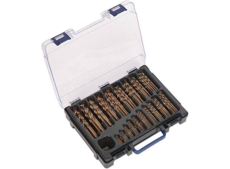 Sealey DBS170CB HSS Cobalt Fully Ground Drill Bit Assortment 170pc 1-10mm