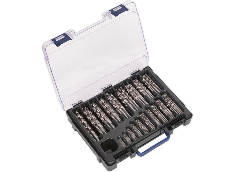Sealey DBS170FG HSS Fully Ground Drill Bit Assortment 170pc 1-10mm